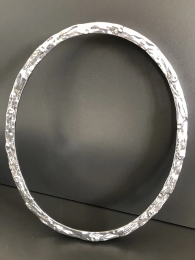 Рамка овальная серебро 24*30 см